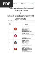 Sunday Duty Roster for 19-1-2025 | PDF