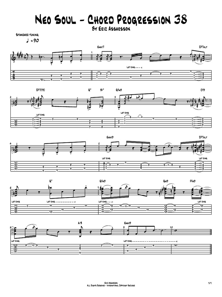 Neo Soul - Chord Progression 38 | PDF | European Musical Instruments ...