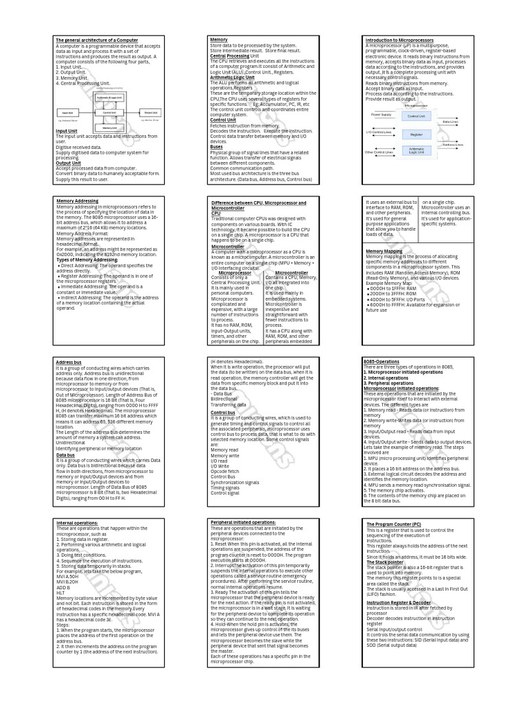 ?microprocessor-12 in 1 | PDF | Central Processing Unit | Assembly Language