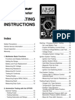 Sunpro Cp7678 DVM User Manual