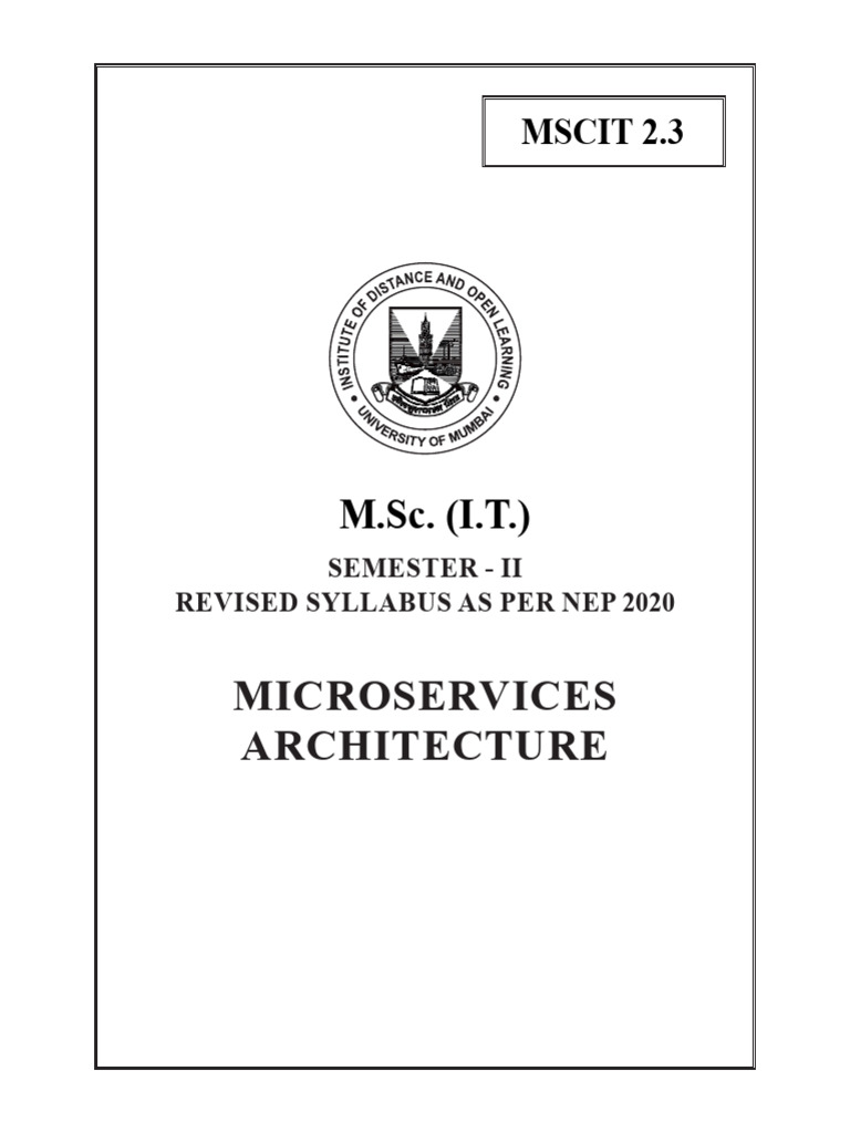 Microservice Architecture | PDF | System | Software Development