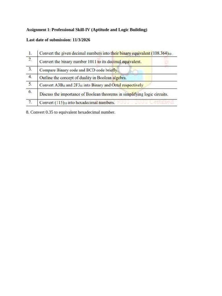 Assignment 1 Ps | PDF