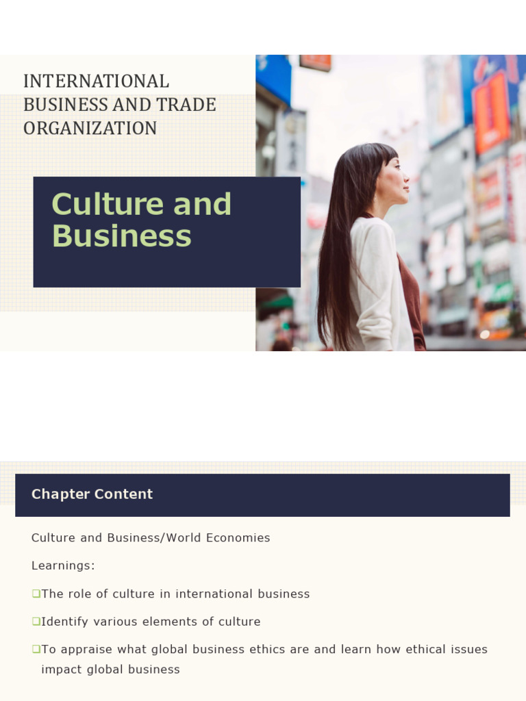 Chapter 2 - The Cultural Environment | PDF