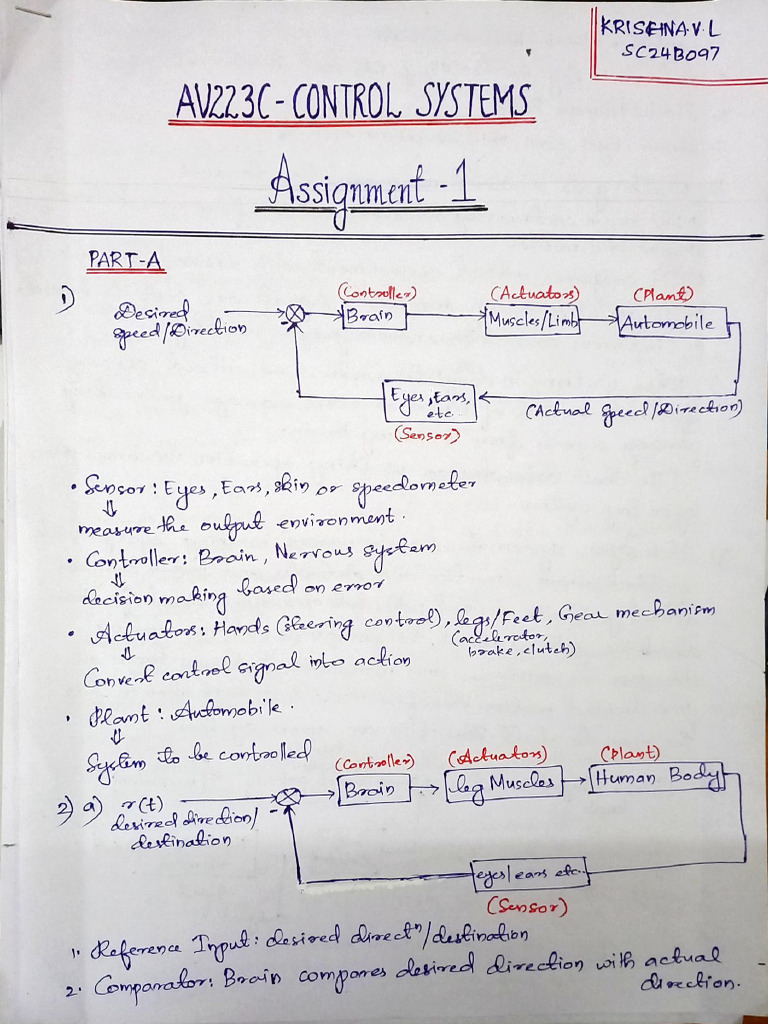 Control System Assignment | PDF