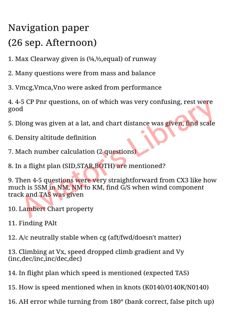 26 Sep. 2024 Navigation Paper | PDF