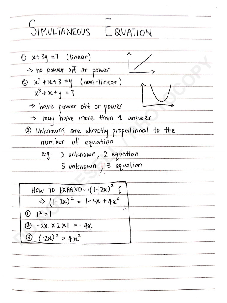 Quadratic Functions - Notes - ADDMATHS (0606) | PDF