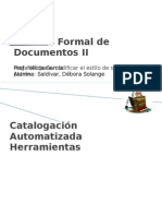 Análisis Formal de Documentos II