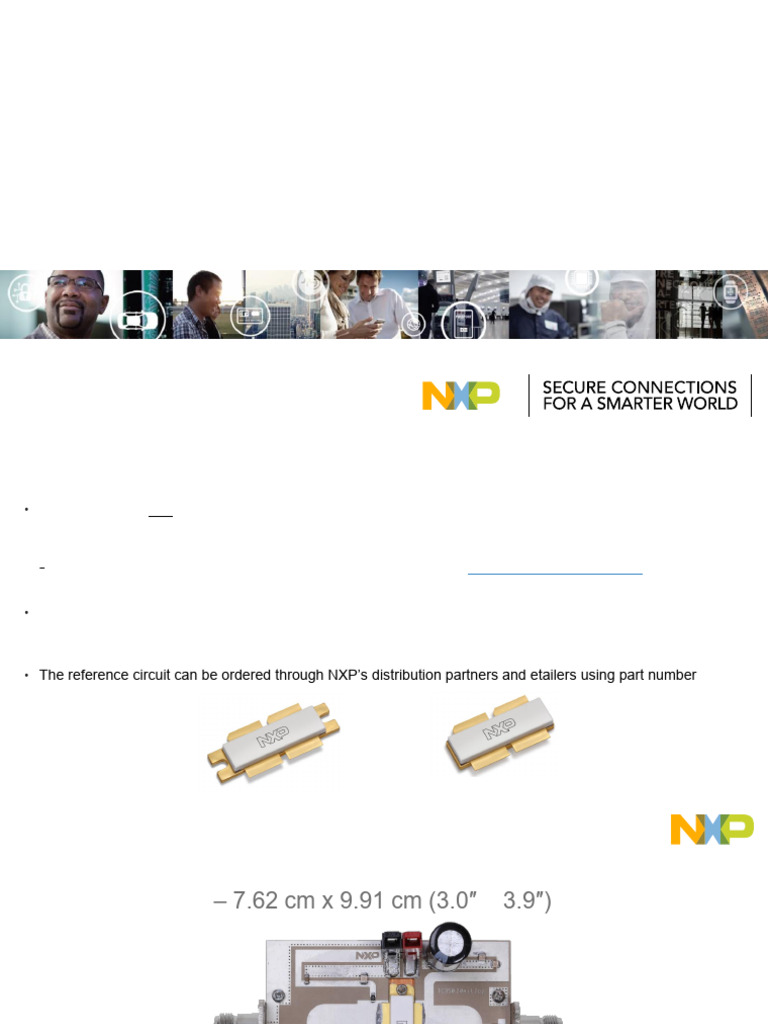 MRF13750H 1300 MHZ Reference Circuit Overview | PDF | Field Effect ...
