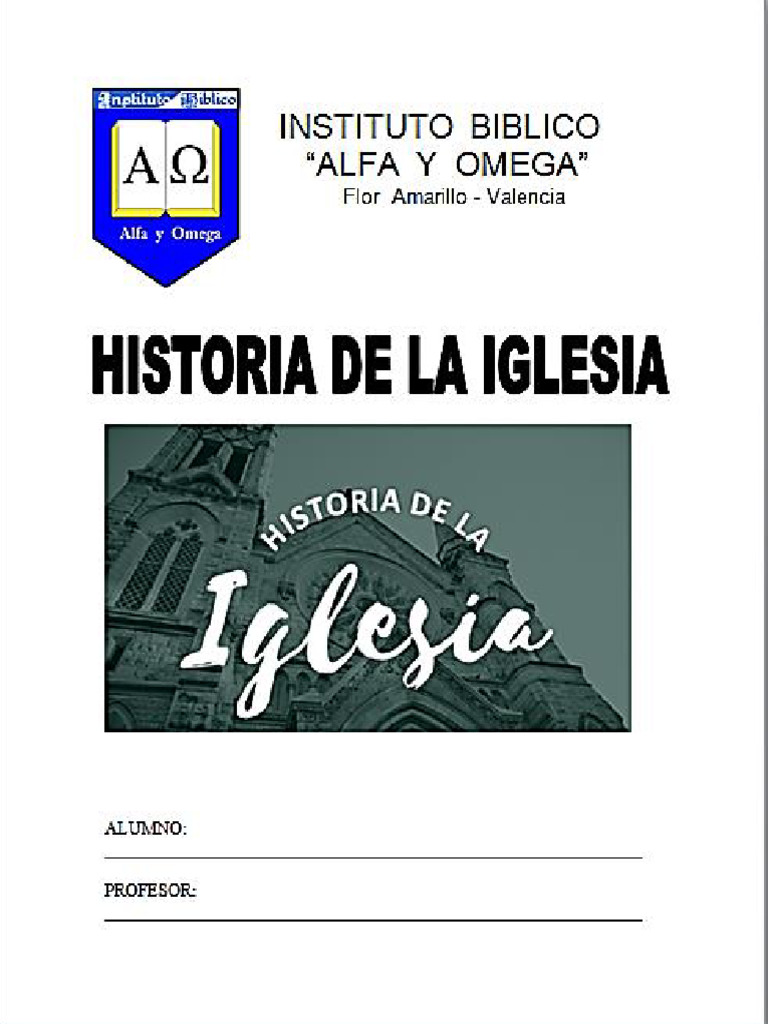 Historia de La Iglesia | PDF | Iglesia cristiana | Pablo el apóstol