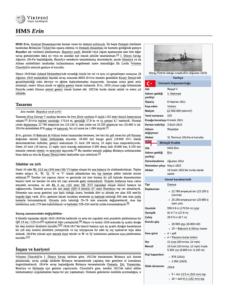 HMS Erin | PDF