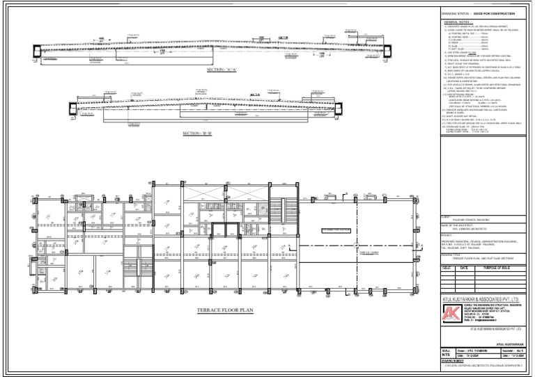 Terrace Floor Plan | PDF | Structural Engineering | Building Materials