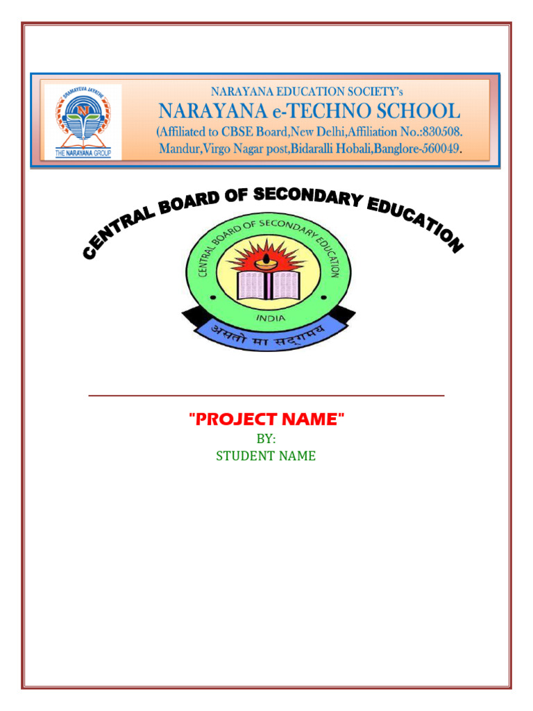 Mandur-Computer Science Cover Page | PDF