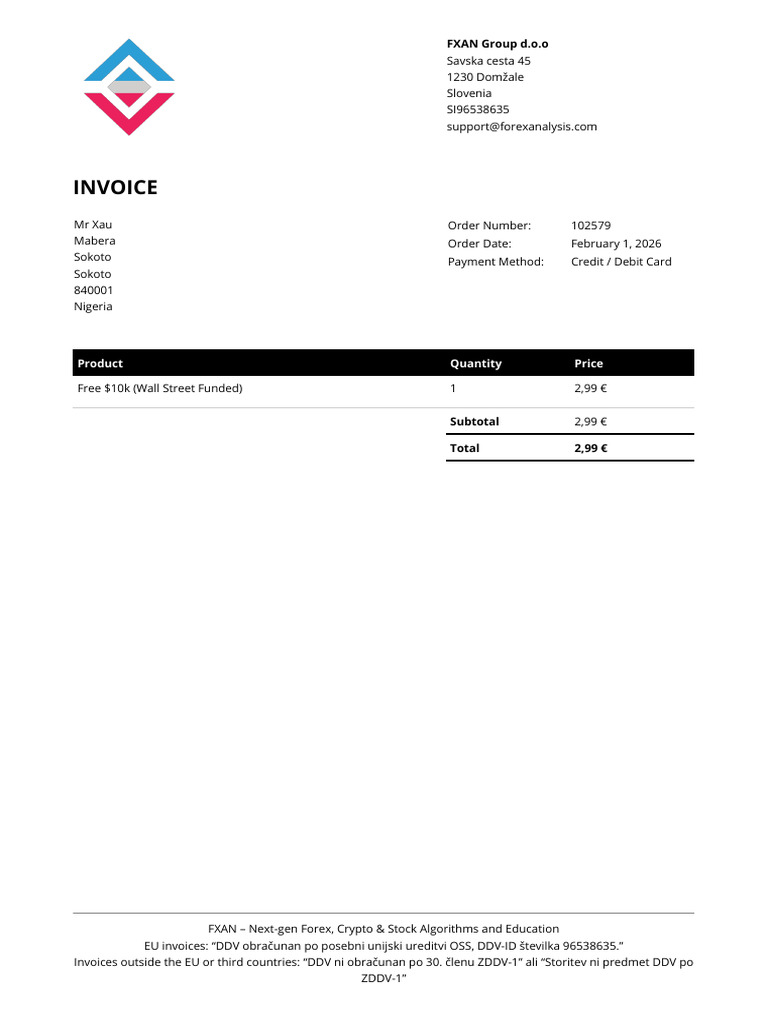 Invoice 102579 | PDF