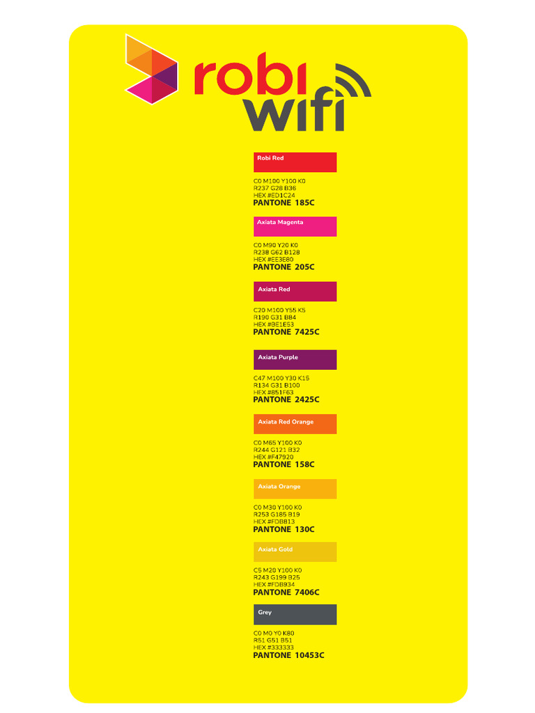Robi Wifi Color | PDF