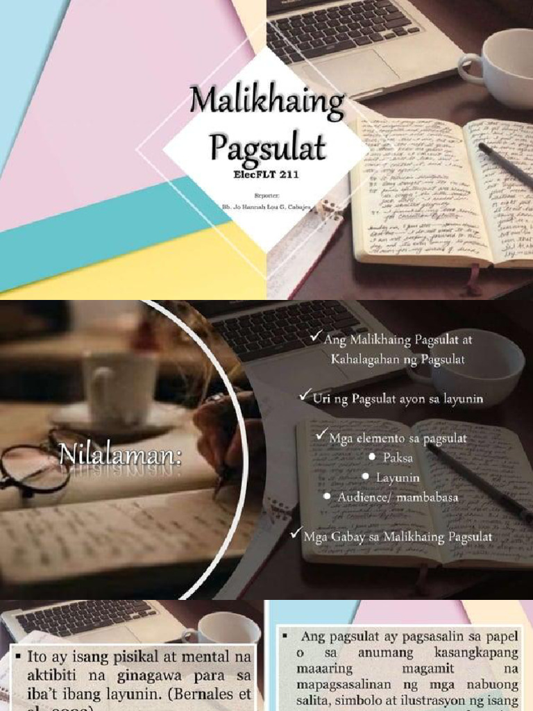 Malikhaing_pagsulat___PPTX | PDF