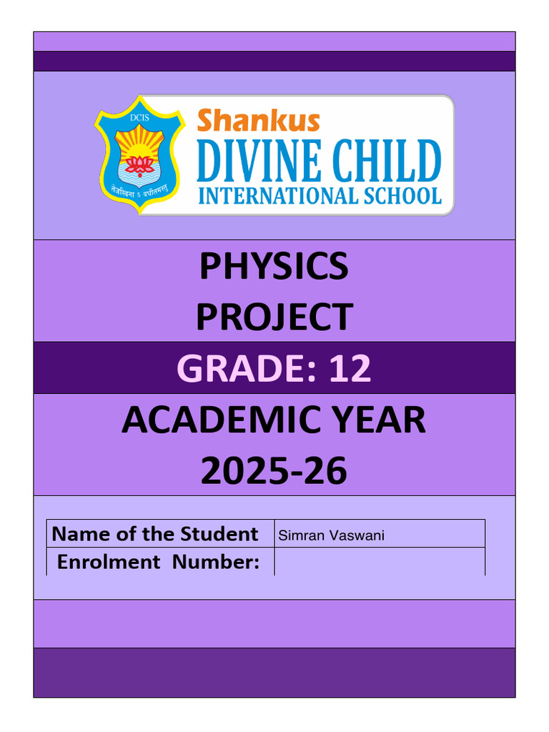 Physics Project Draft | PDF