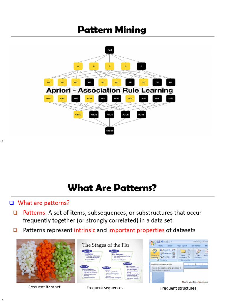 Chap 04 Pattern Mining Basic | PDF | Data | Information Retrieval