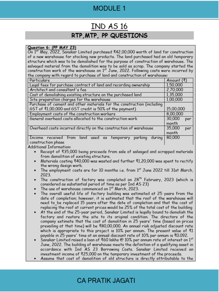 FR ADDITIONAL Imp Q (Added in 4th Edition) | PDF | Equity (Finance ...
