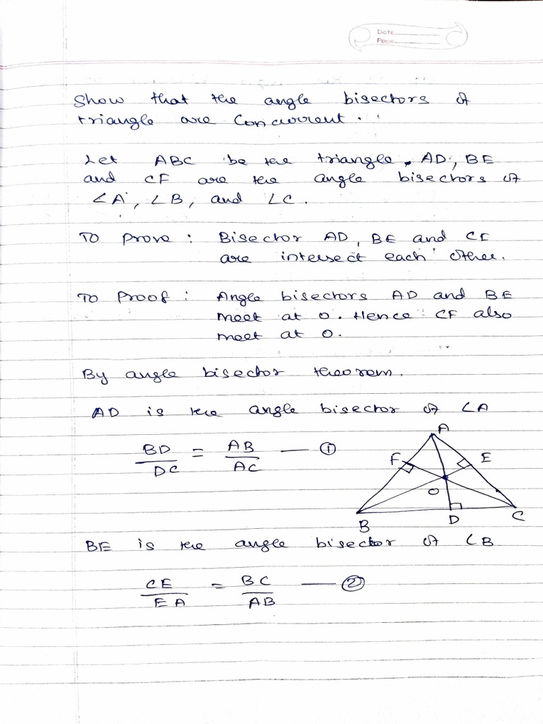 Angle Bisector Triangle | PDF