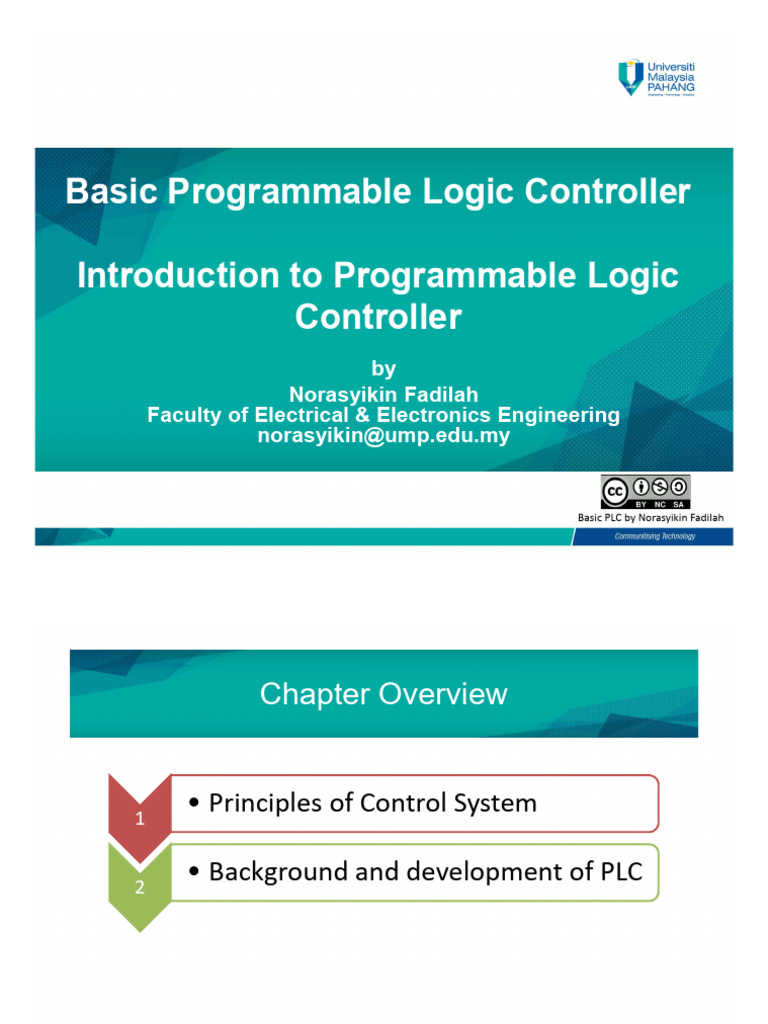 Chapter 1 Introduction To PLC | PDF | Programmable Logic Controller ...