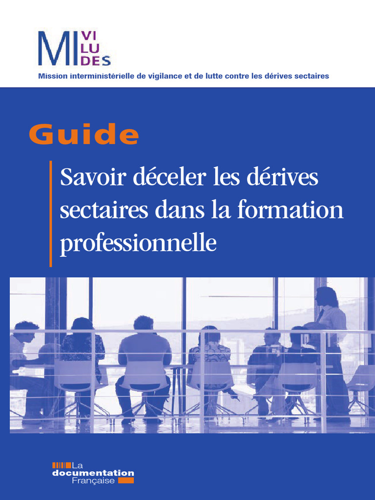 Guide Deceler Derives Sectaires Formation Professionnelle Complet v2 0 ...