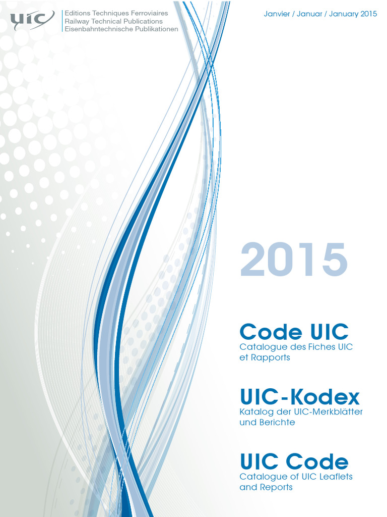 Codex UIC | PDF | Union européenne