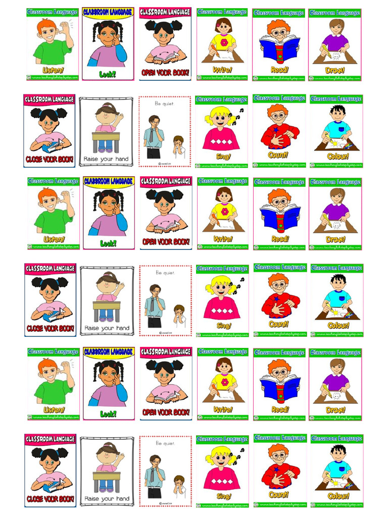 Classroom Lang Ver 1 | PDF