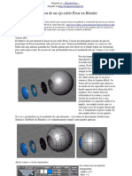 Blender Creacion de Un Ojo Estilo Pixar