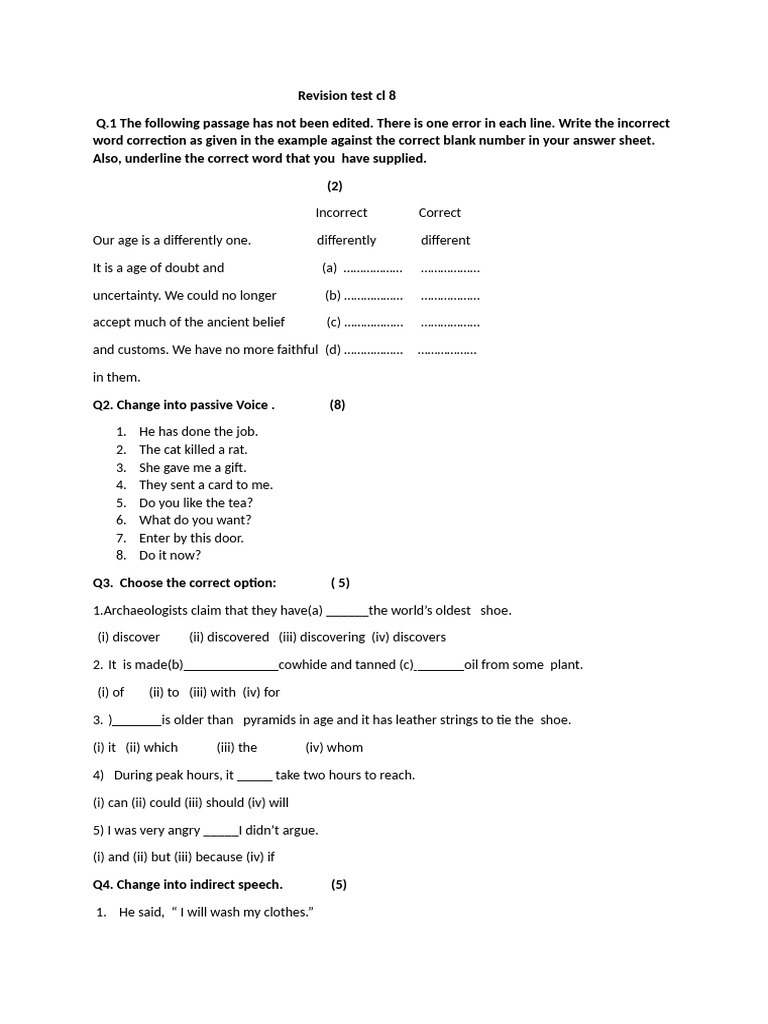 Rev - Test CL 8 | PDF