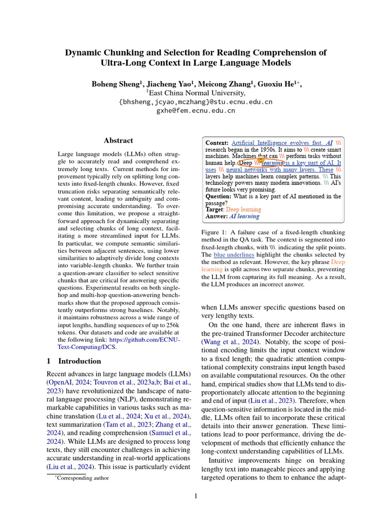 Dynamic Chunking | PDF | Artificial Intelligence | Intelligence (AI ...