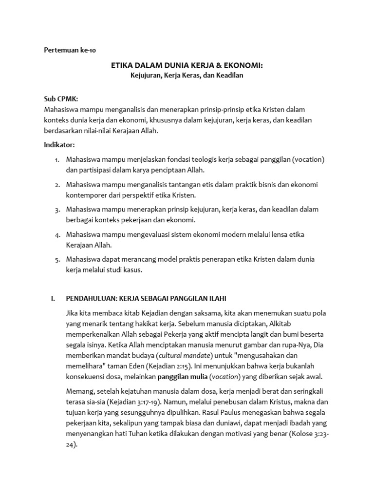 Pertemuan Ke 10 | PDF