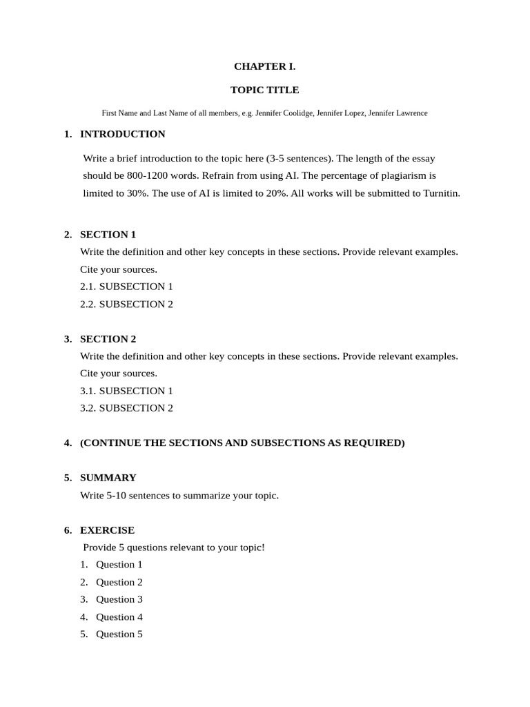 Final Project Template | PDF