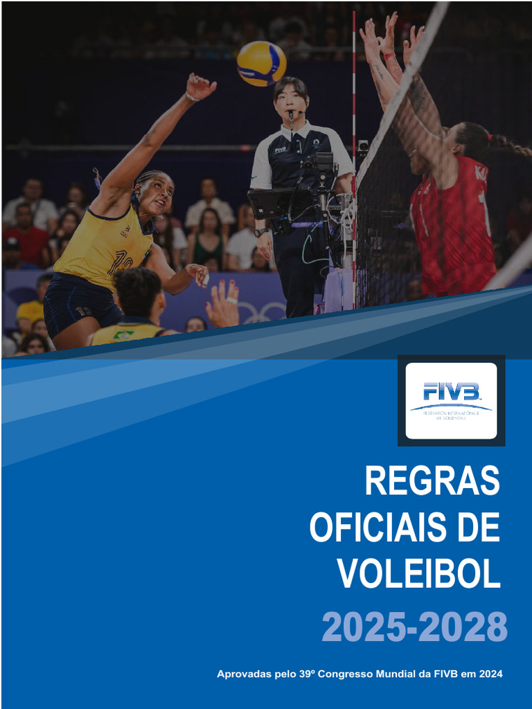 Regras Oficiais Voleibol 2025-2028 | PDF | Voleibol