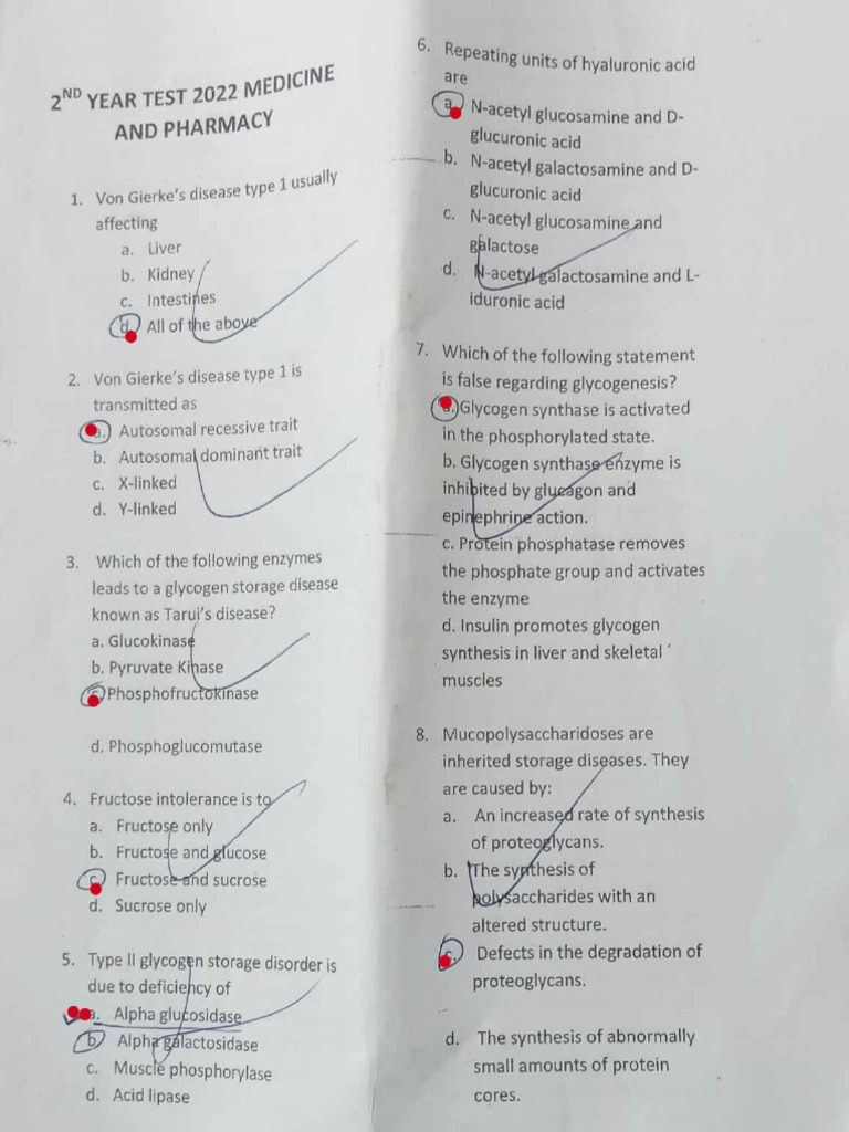 Biochemistry Test 2 | PDF