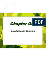 Chapter One: Introduction To Marketing