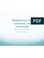 Windows Run and Command Line Commands