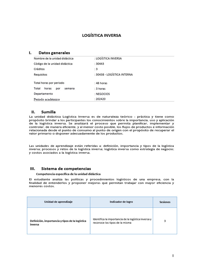 Logistica Inversa | PDF | Logística | Aprendizaje