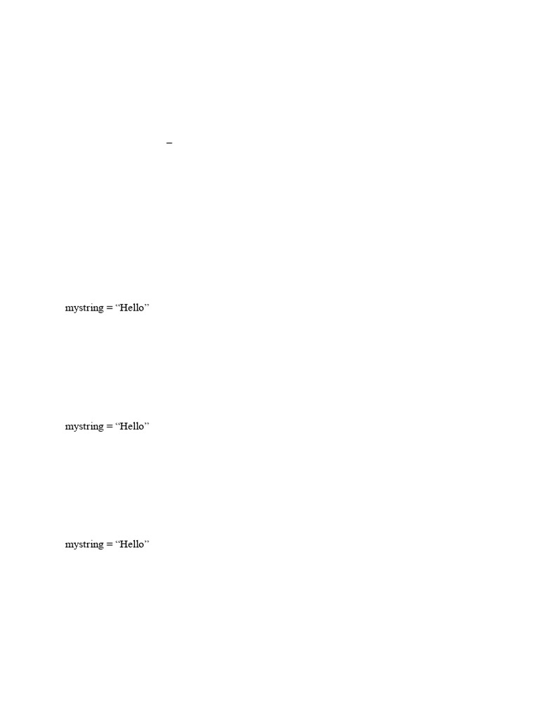 String Manipulation and Type Conversion | PDF | Integer (Computer ...