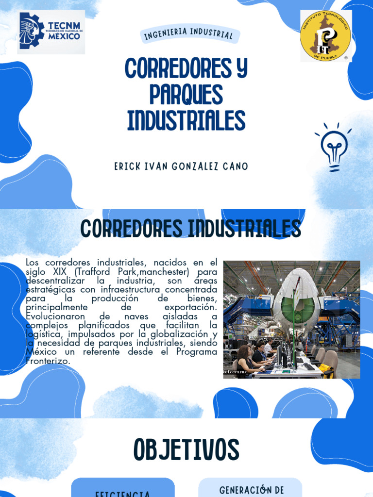 Corredores y Parques Industriales | PDF | México | Economias