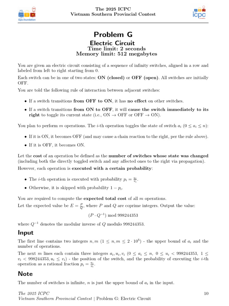 Prob Electric Circuit | PDF | Switch | Applied Mathematics