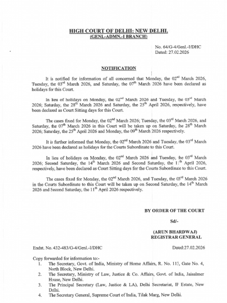 Notification 2 | PDF