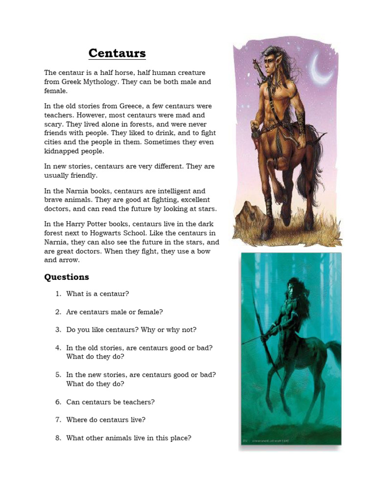 Centaurs | PDF
