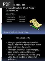 Download PPT RELIABILITAS by dhiknur SN100754173 doc pdf