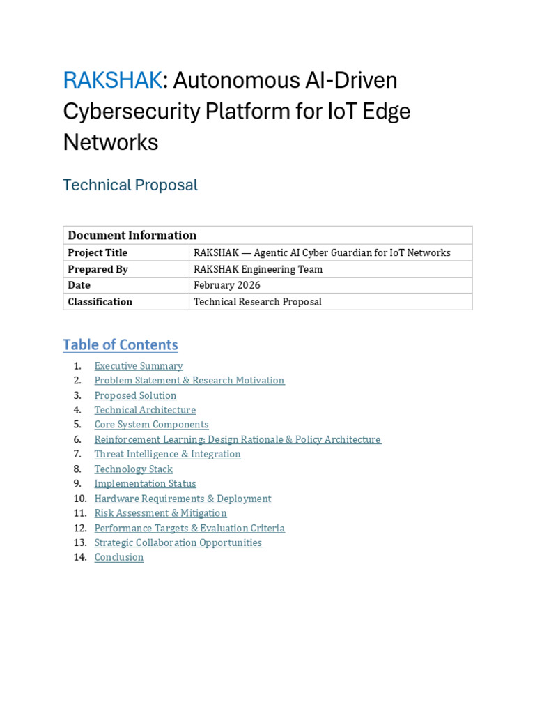 Project Proposal | PDF | Internet Of Things | Computer Security