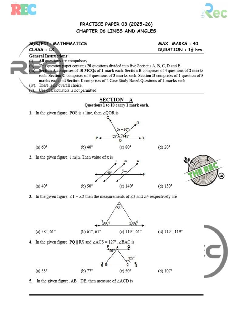 Imp Sheets Combined From Ch6 to Last | PDF | Circle | Sphere