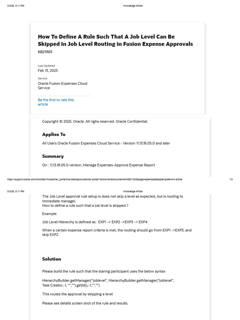 How to Define a Rule Such That a Job Level Can Be | PDF | Computing