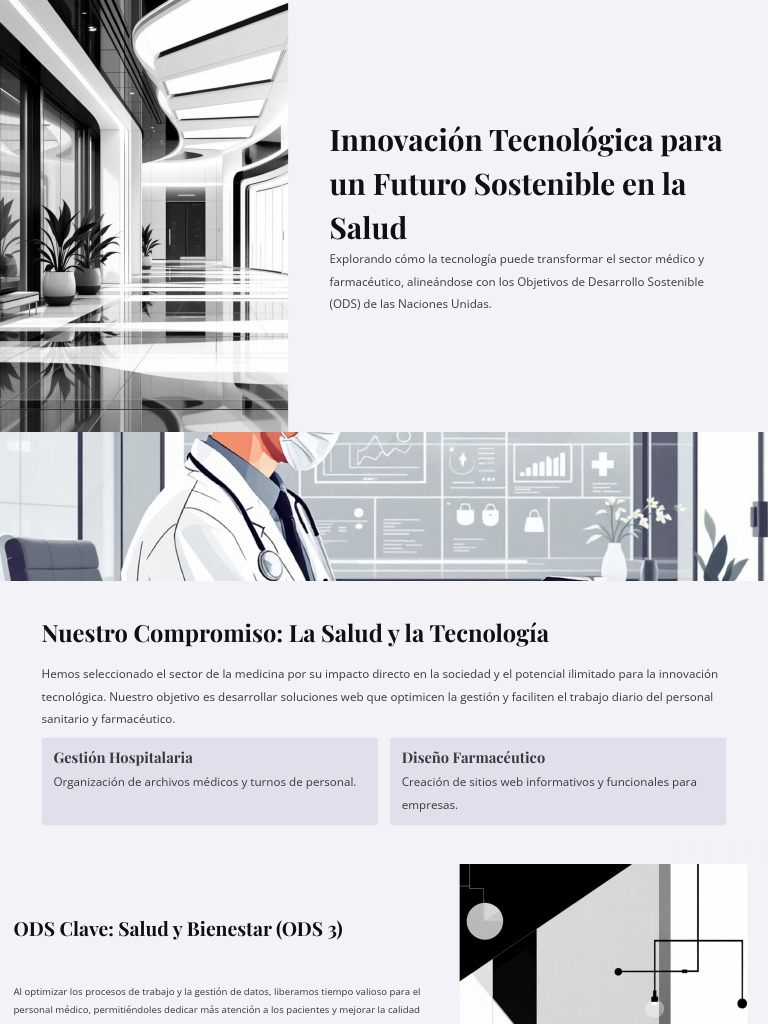 Innovacion Tecnologica Para Un Futuro Sostenible en La Salud.pptx | PDF ...