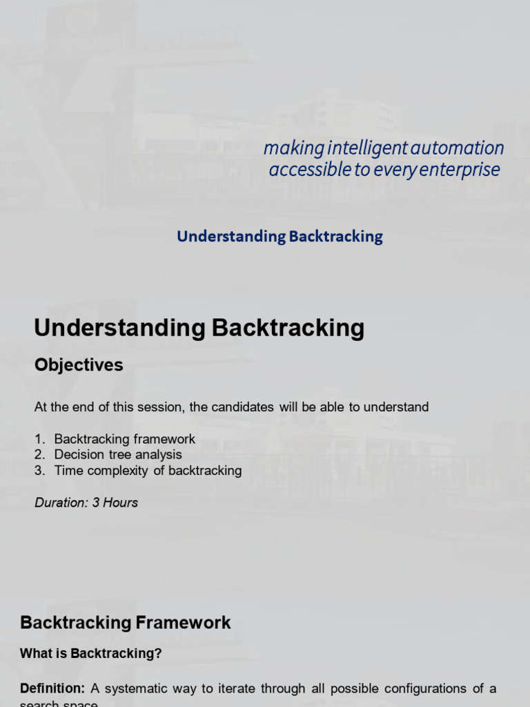 Understanding Backtracking - 02 | PDF | Theoretical Computer Science ...