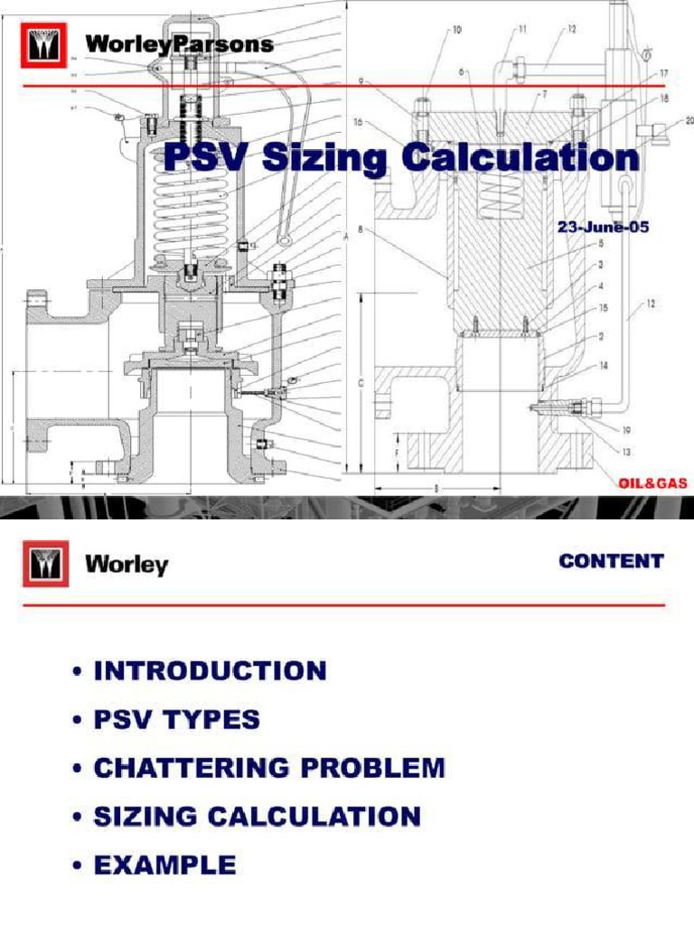 PSV Sizing | PDF