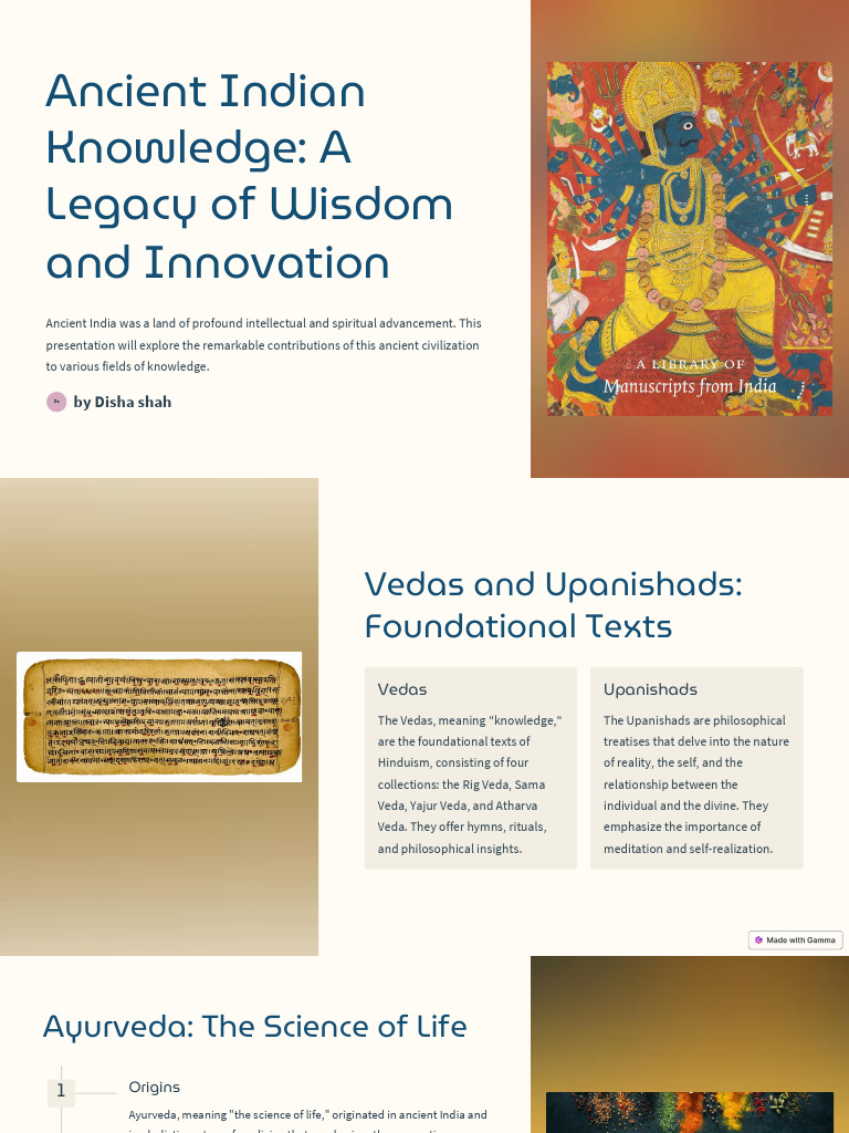 Ancient Indian Knowledge a Legacy of Wisdom and Innovation | PDF | Yoga ...